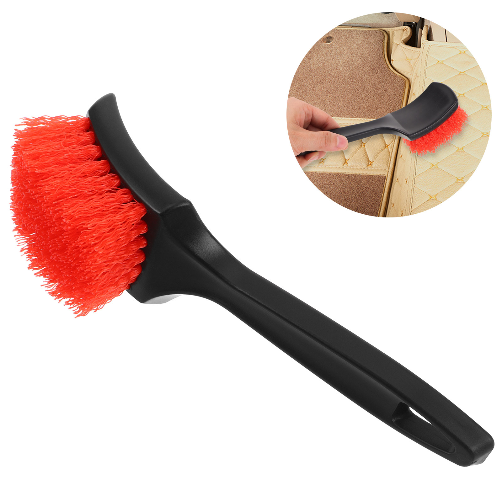 Dirt Brush Interior - Sikat Detail Mobil Profesional Multifungsi untuk