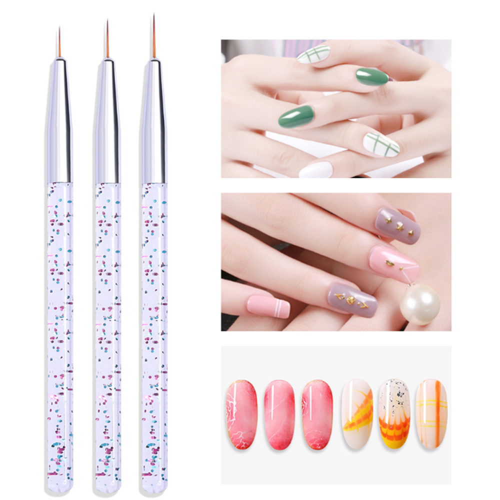 Detailing Brush Set - LINMANDA 3 Buah Set Pena Seni