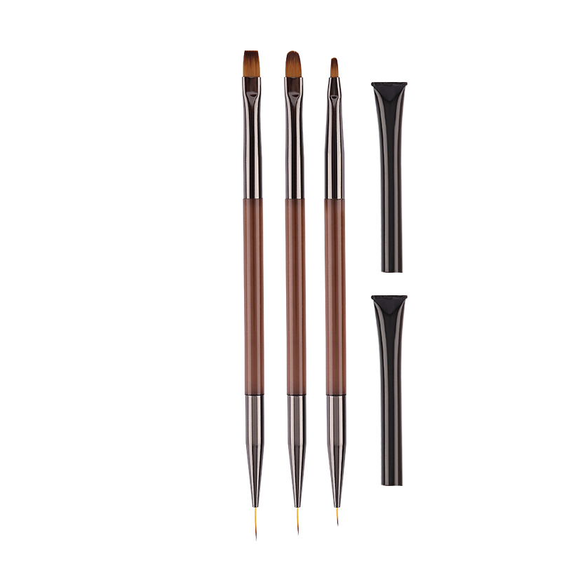 Detailing Brush Set - 3pcs Set Kuas Nail Art Ujung