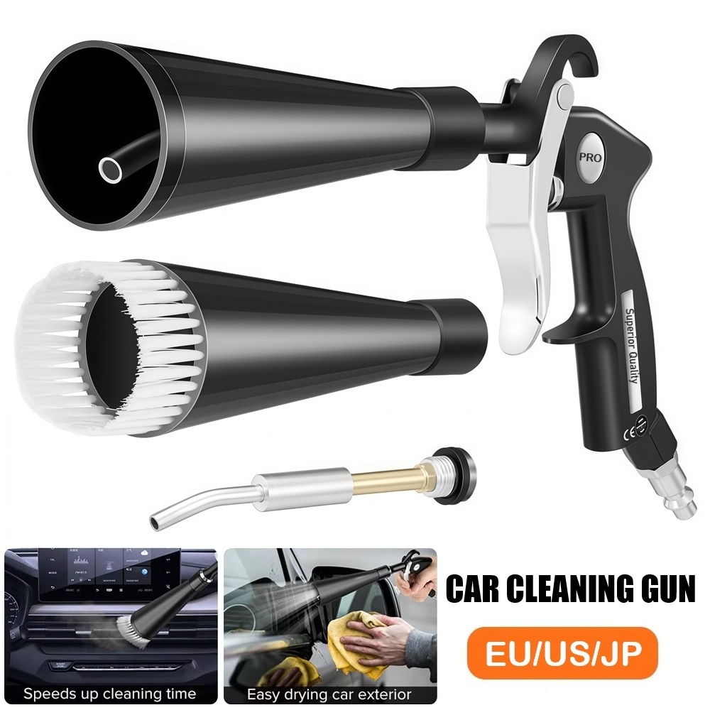 Dirt Brush Interior - 1 Set Pistol Pembersih Mobil Bertekanan