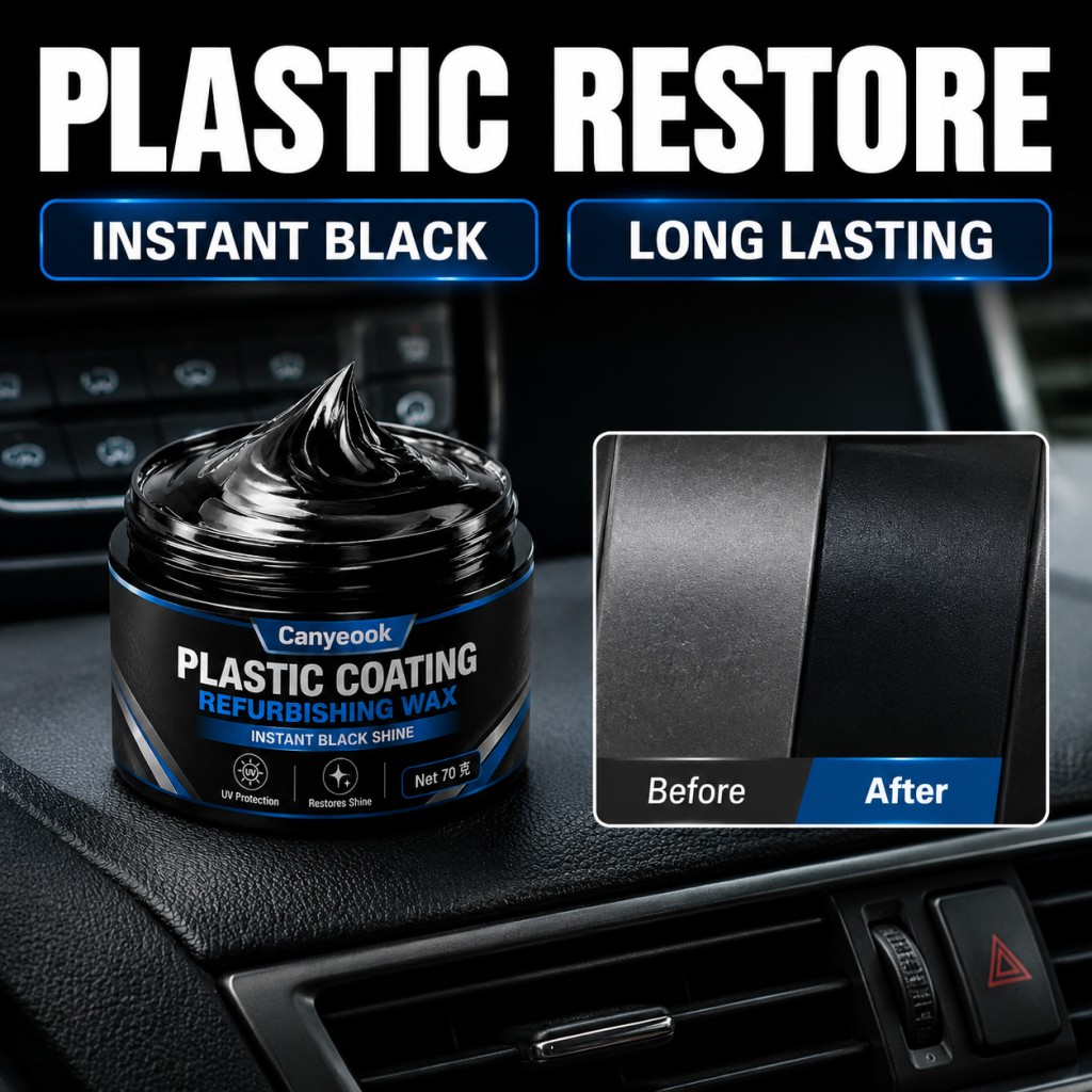Trim Restorer Plastic - CANYEOOK Lilin Perawatan untuk Memperbarui Tampilan