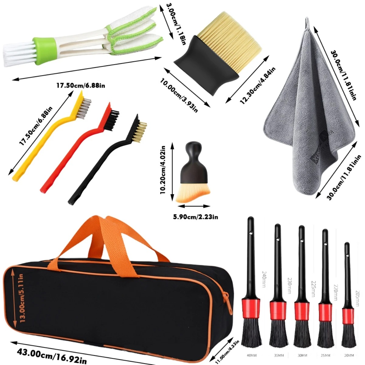 1-15 buah Set Sikat Serbaguna  - Dirt Brush Interior ulasan dan harga