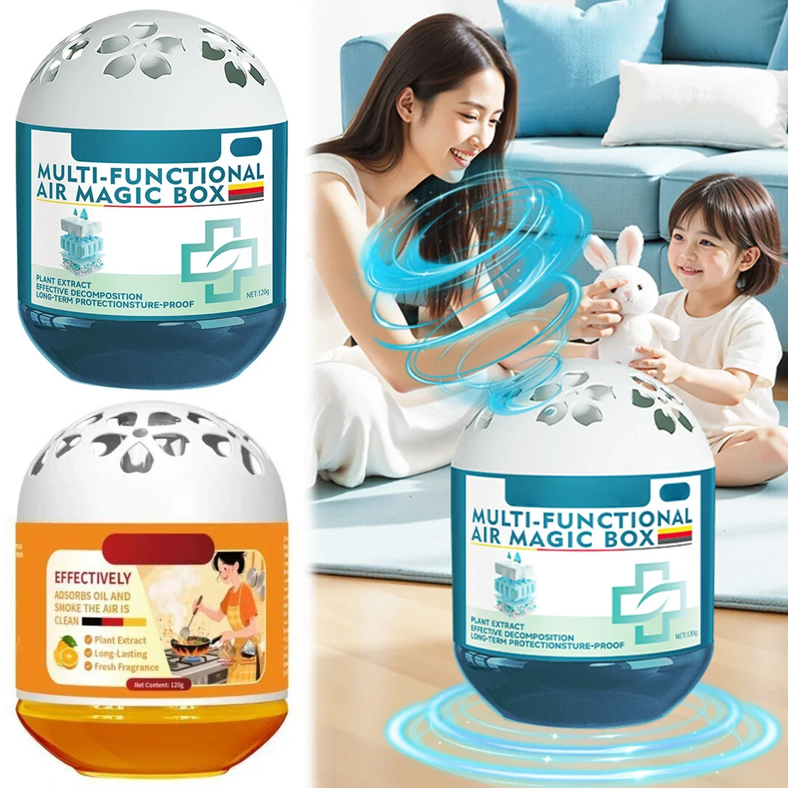 Air Magic Box Purifier - Pengh - Odor Eliminator Car ulasan dan harga