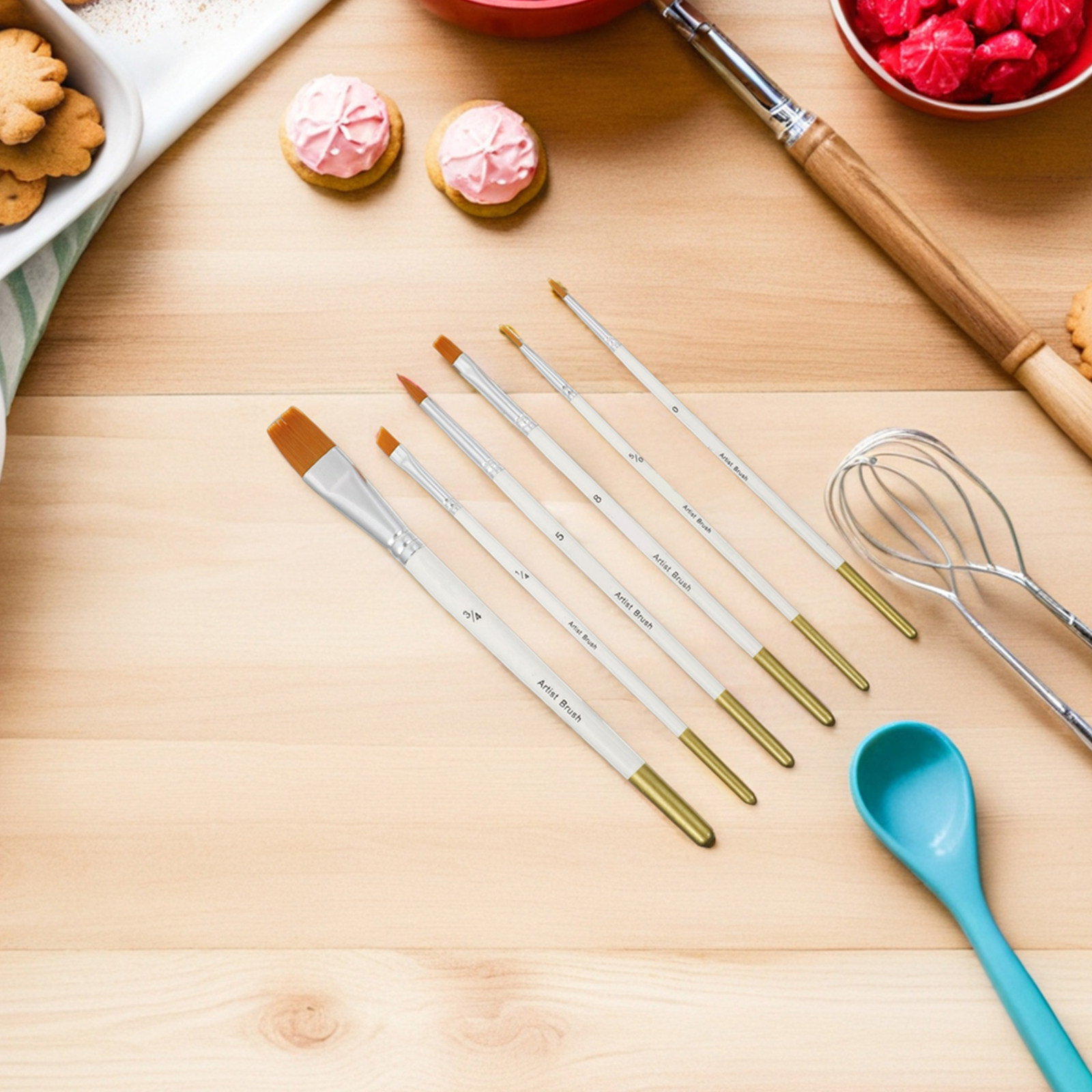 12 Buah Set Kuas Dekorasi Kue  - Detailing Brush Set ulasan dan harga