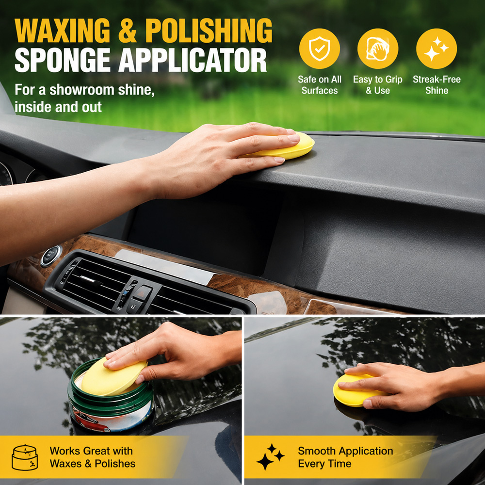12 buah Kit Bantalan Aplikator - Wax Applicator Pad ulasan dan harga